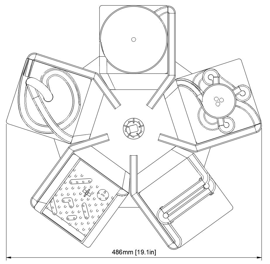 Centerpiece | Marble Machine STL - Out Of Marbles