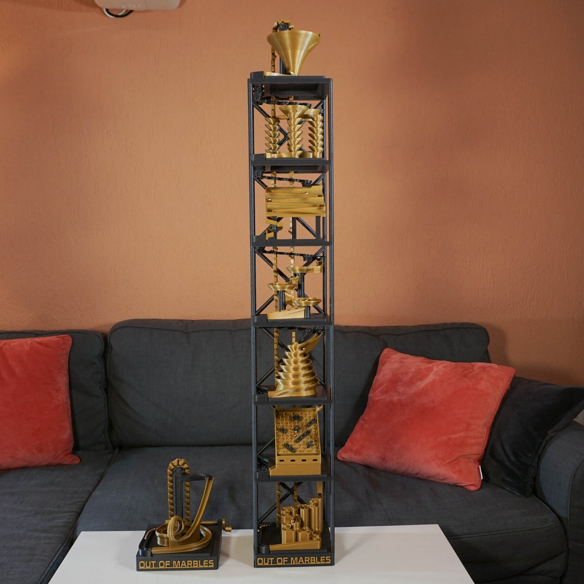 The Bucket Tower | 2-7 Modules | STL File - Out Of Marbles