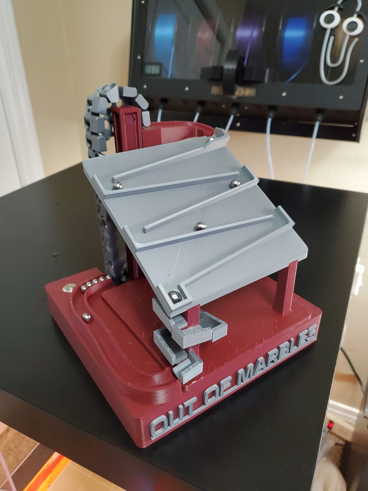 The Bucket Lift | Marble Machine STL - Out Of Marbles