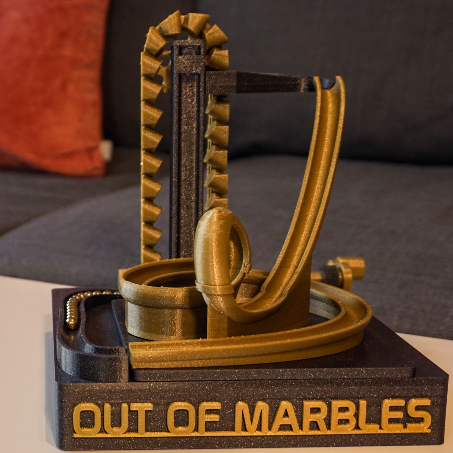 The Bucket Lift | Marble Machine STL - Out Of Marbles