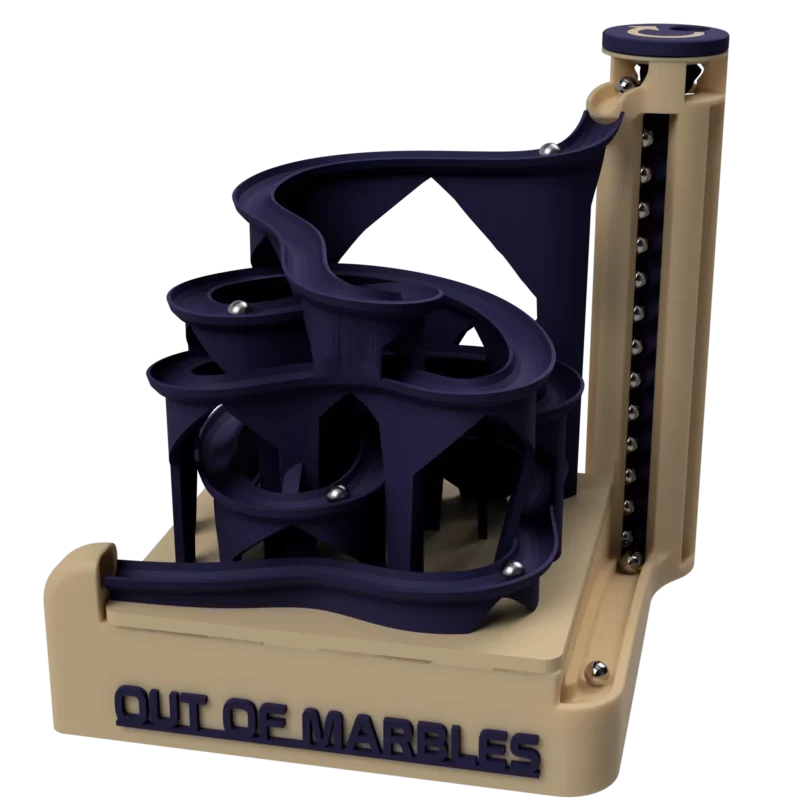 Twister Base STL (FREE) | Modular Marble Machine Lift
